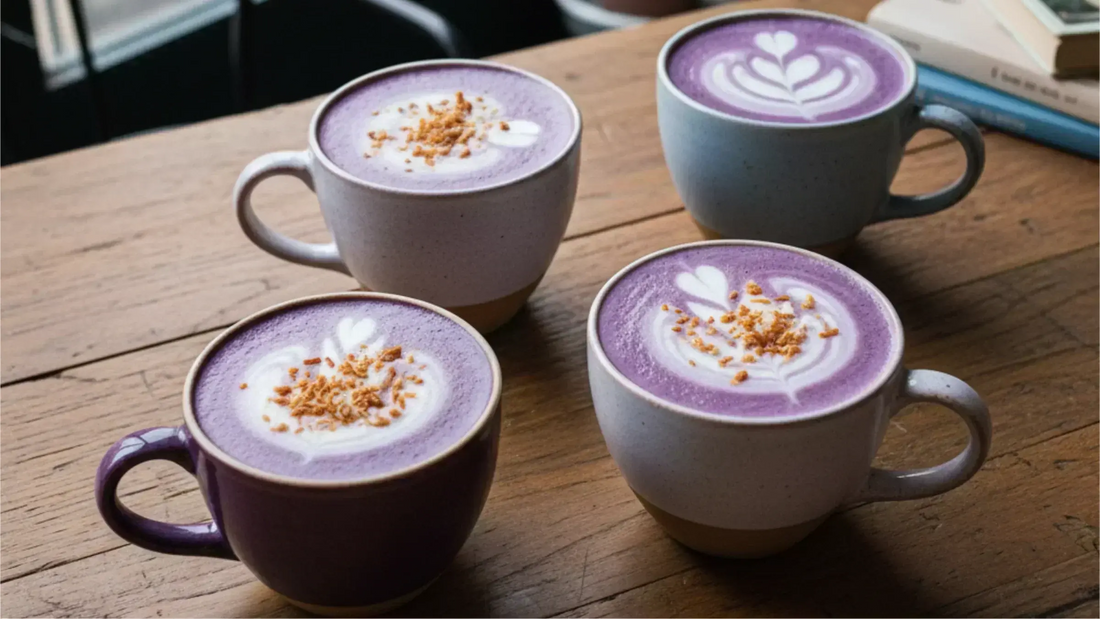Ube latte paris