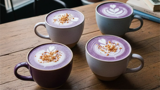 Ube latte paris